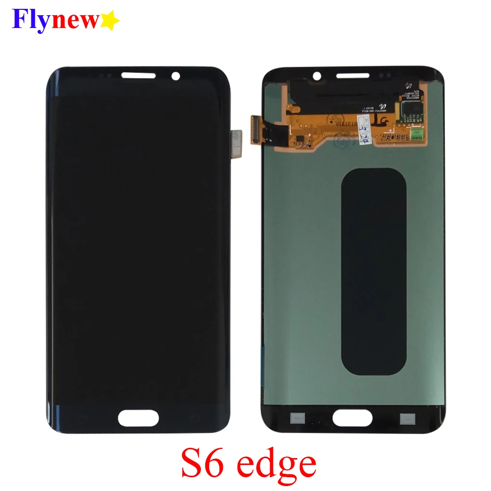 Super Amoled ЖК-дисплей 5 1 дюйма для Samsung Galaxy S6 Edge G925 G925F сенсорный экран с дигитайзером в
