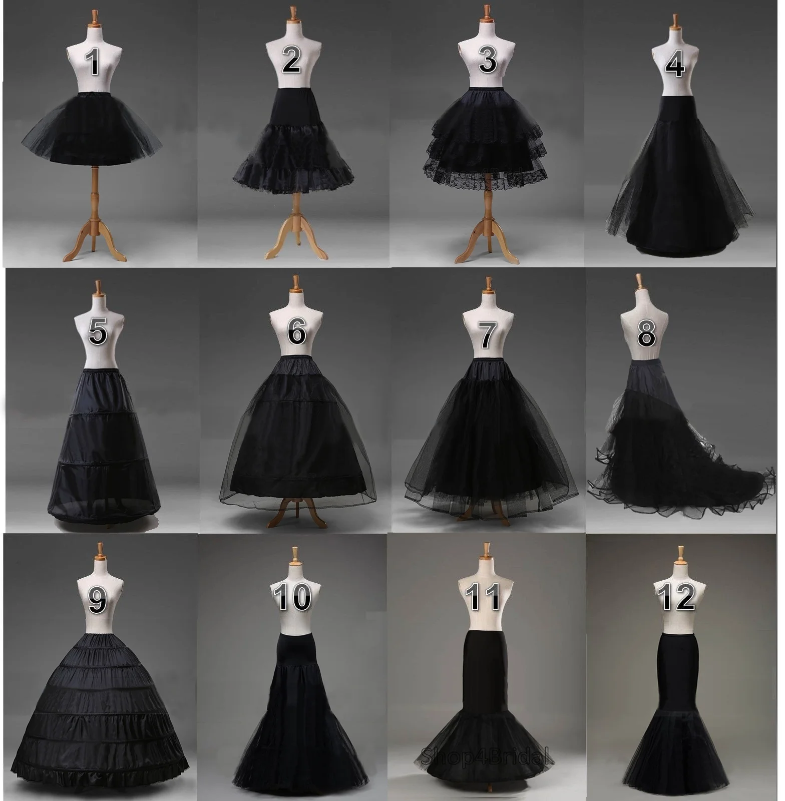 Black petticoat underskirt Clearance