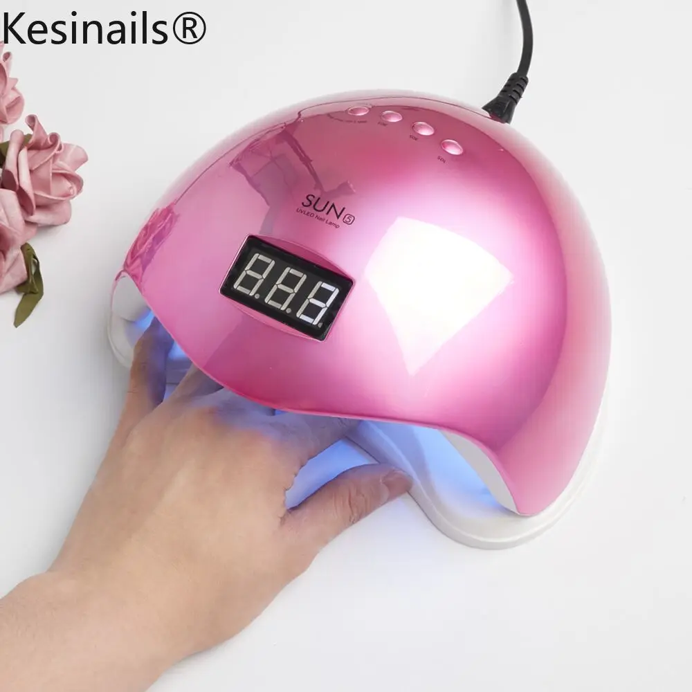 LED-ламсветильник для сушки гель-лака SUN5 48 Вт с таймером и ЖК-дисплеем | Красота