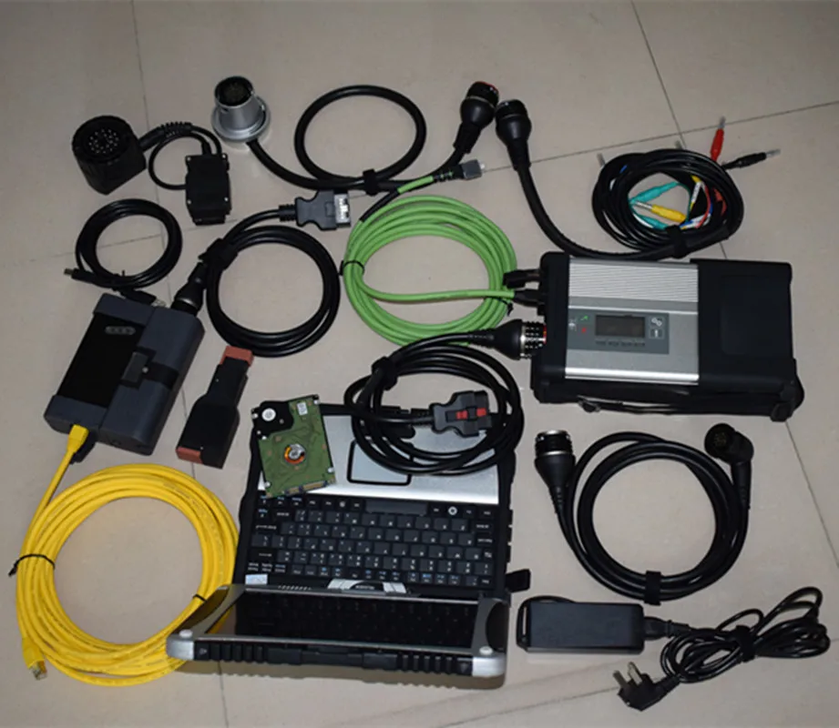  201912 MB Star C5 + para BMW Icom A2 B C herramienta de diagnóstico y programación con toughbook CF