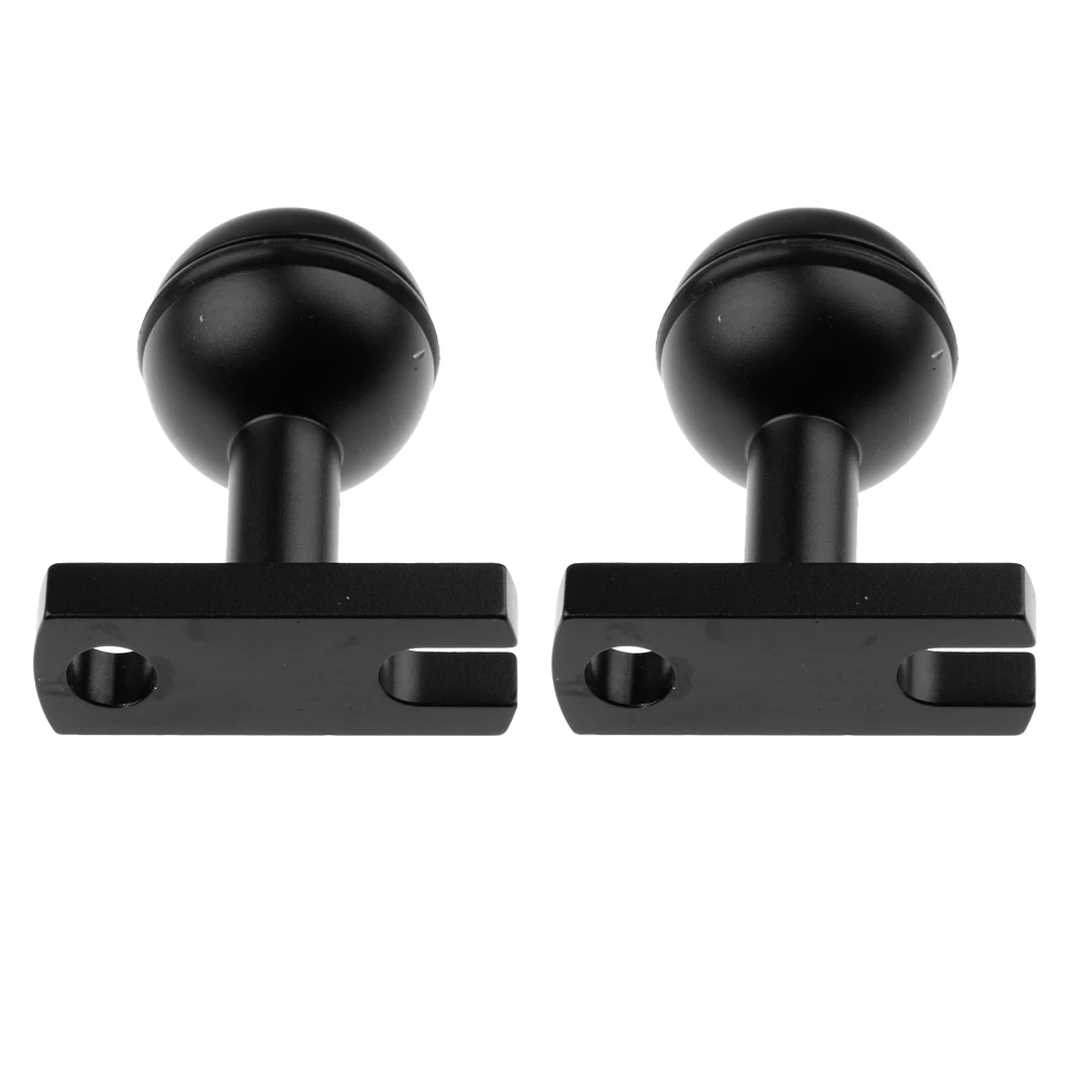 2Pcs Universal Ball Base Adapter Scuba Dive Underwater Photography Equipment