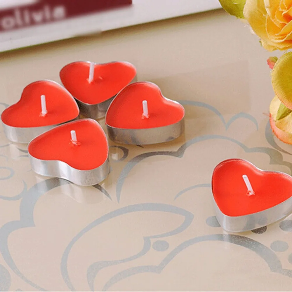 Romantic Marriage Proposal Confession Pvc Boxed Scented Candle Valentine'S Day Heart Shaped Scented Candle