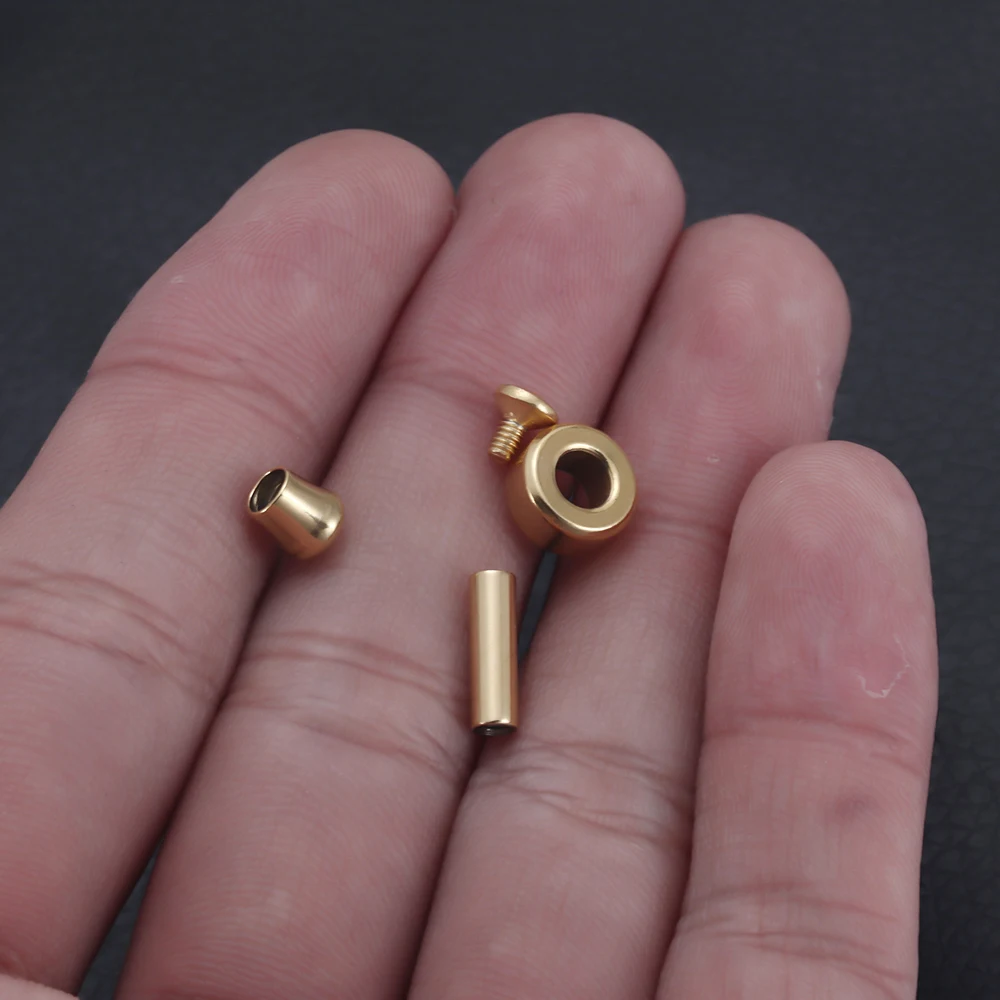 2 комплекта из нержавеющей стали 18K золотое крепление застежка конец крышки Прокладка бусины для регулируемого браслета Милан веревка аксессуары для изготовления ювелирных изделий