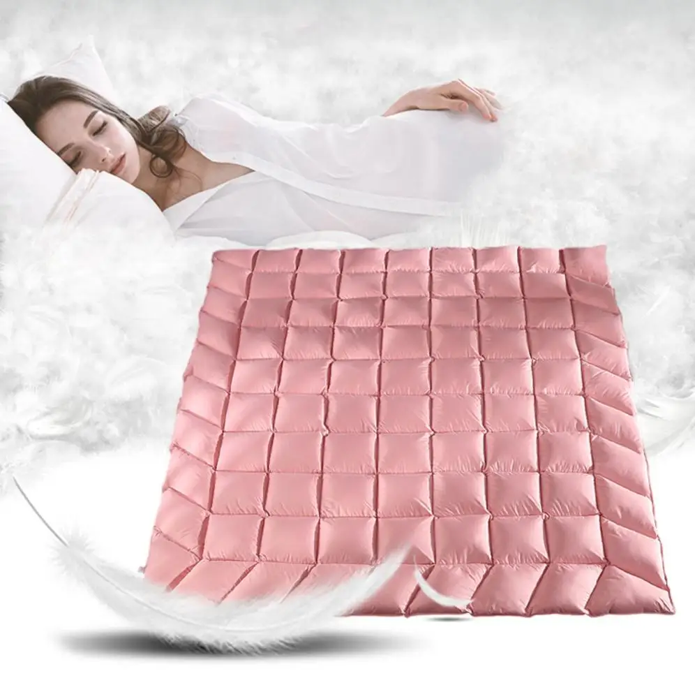 

Queen Goose Down Comforter All Season Duvet Insert with Corner Tabs Egyptian Cotton 1200 Thread Count 700+Fill Power (78*90inch)