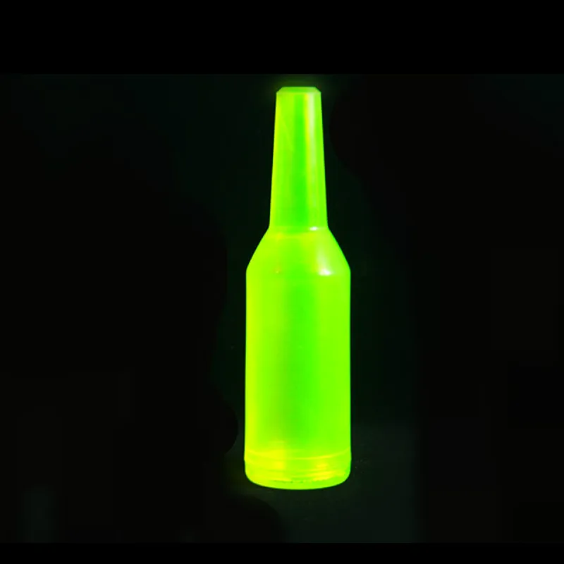 Kitchen Dining Barware Bar Tools Green Plastic ABS Fancy Bartender Cocktail Practice Bottle