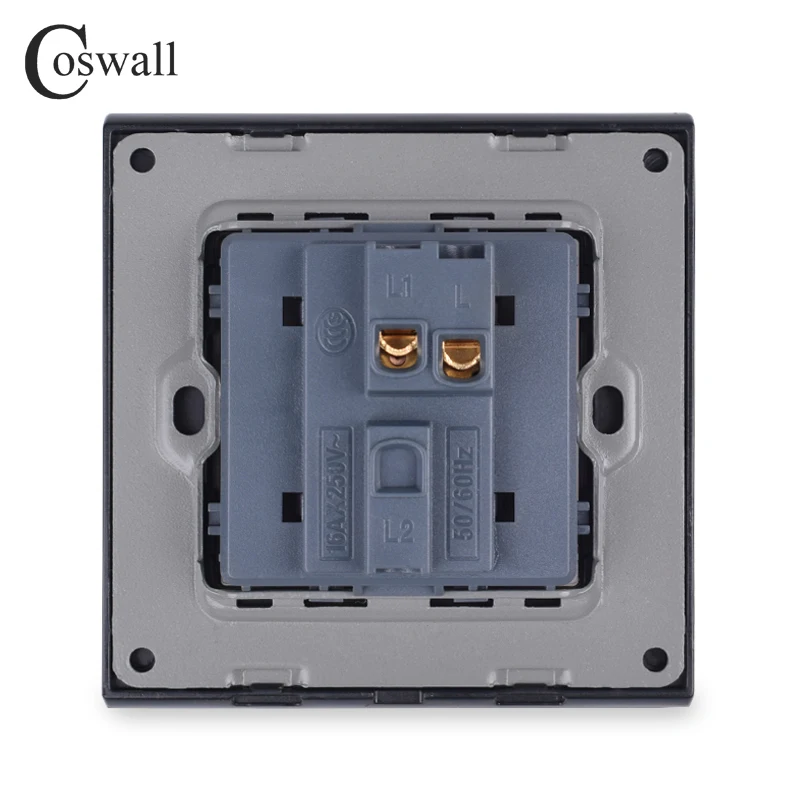 Coswall 1 Gang Way рокерный светильник настенный выключатель вкл./выкл. панель из