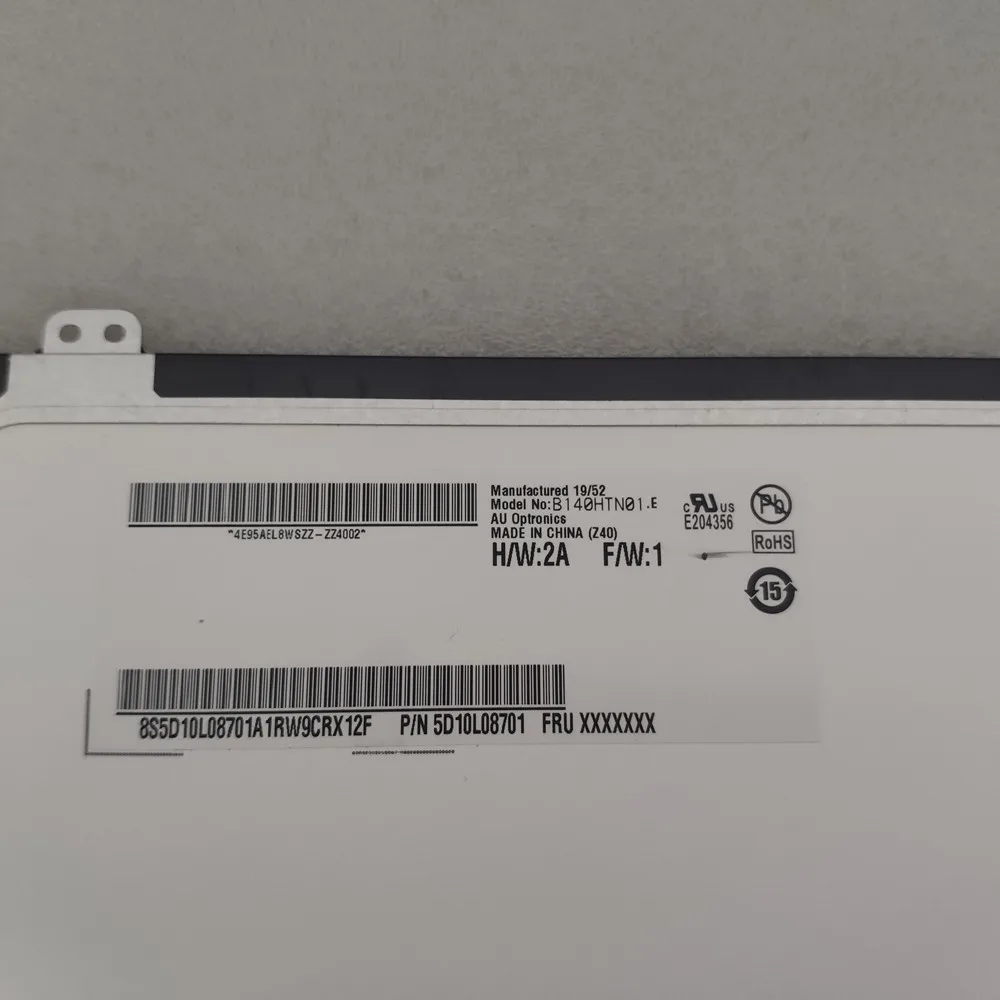 Tela Display Lcd para Computador Fhd 14.0 Drive Fru Ed1920 1080 Edp 30 Pinos Tela de LCD do laptop - Imagem 2