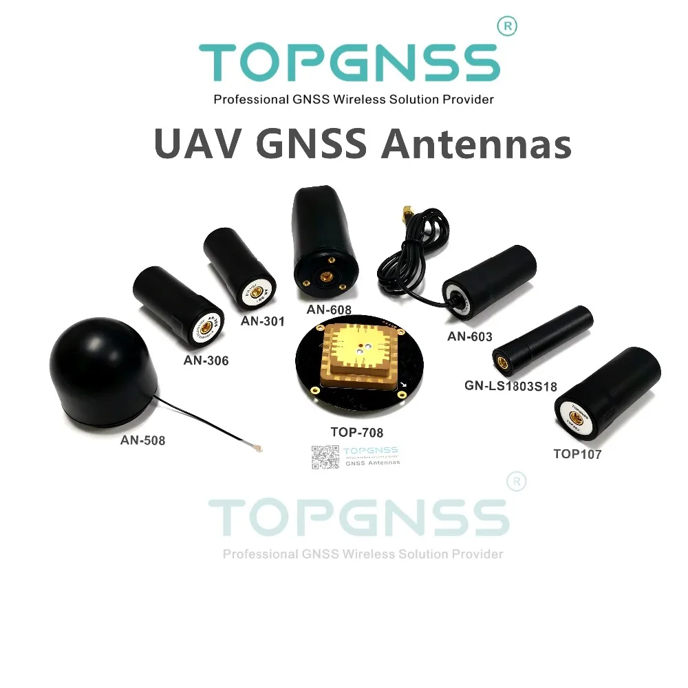 3-12 UAV RTK Карманный приемник спиральная антенна GNSS RTK gps антенна GLONASS GALILEO BEIDOU ZED-F9P SMA-J TOP508