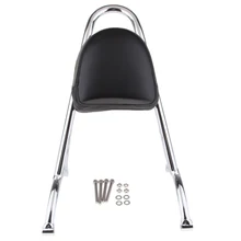 Мотоциклетная задняя пассажирская спинка Сисси Бар подушка с монтажным комплектом для Harley Sportster XL1200 883 04-16, хром