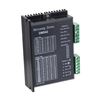 

DM542 Digital Stepper Motor Driver 2-phase Stepper Motor Controller 24-60 VDC Max. 4.2A for 57 86 Series Motor