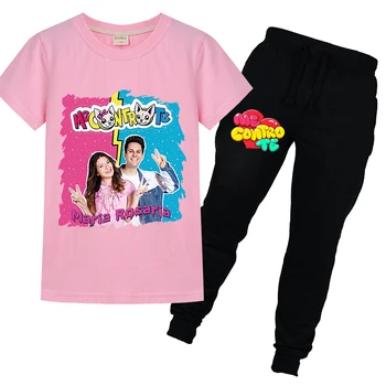 

Me Contro Te Cotton Kids Costume Teenage Girl Short Sleeve T Shirt Pants Sets Boys Summer Clothing Children T Shirt Suit Clothes