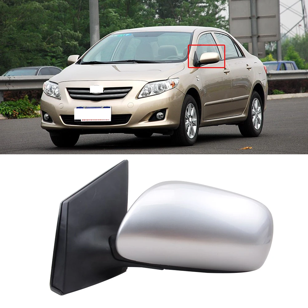 CAPQX For Toyota Corolla 2007 2013 Outer Rearview Mirror Left Right