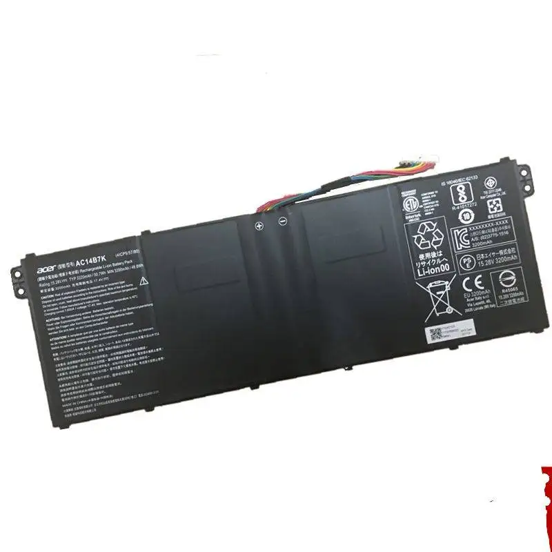 

Новый оригинальный аккумулятор для ACER Nitro 5 AN515-42 Nitro 5 Spin NP515 Spin 5 SP515-51GN Swift Φ AC14B7K 41CP5/57/80 50.7WH