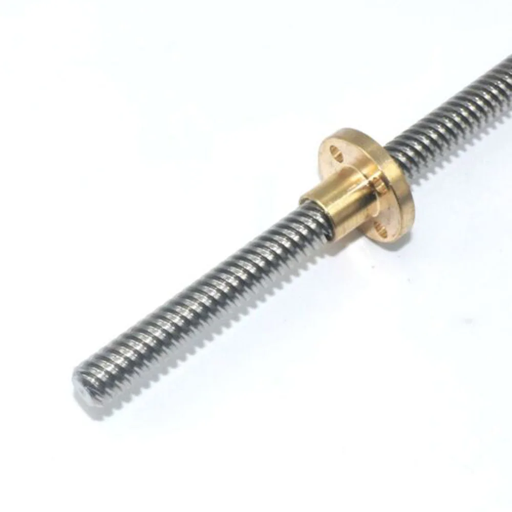 

200 New High Quality 200mm Horizontal Optical Axis & 8mm Lead Screw Dual Guide Rail Shaft Support For 3D Printing