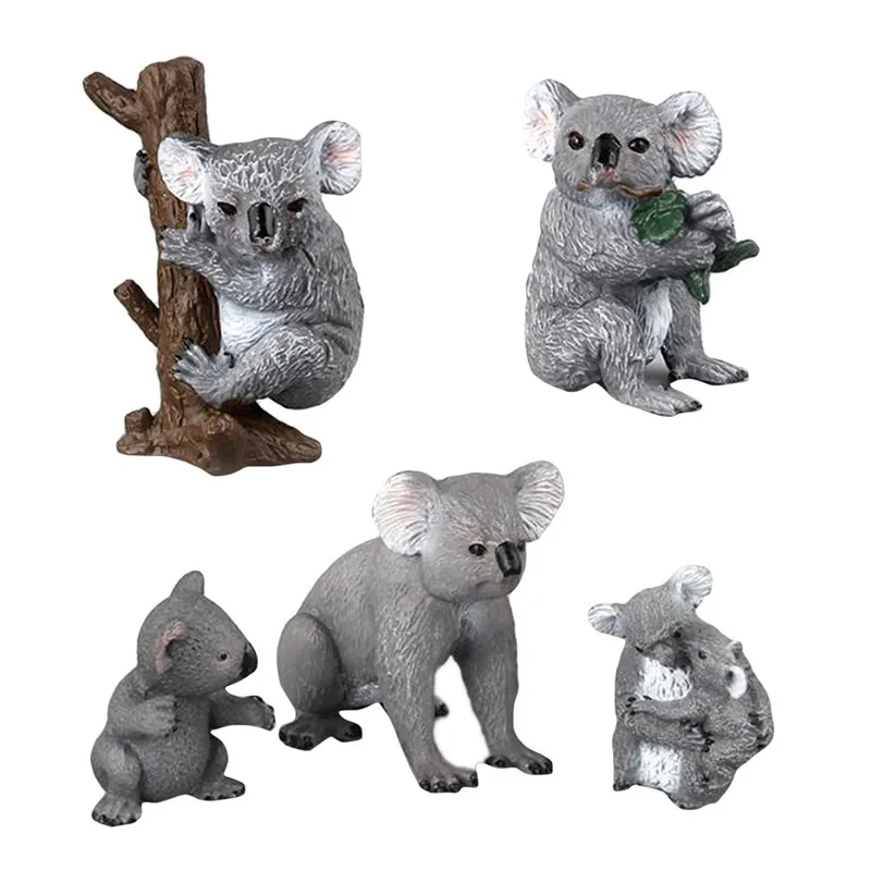High Quality Koala Animal Model Toy Kids Action Figure Toys Home Room Decoration Figurine Ornament Educational Gifts | Игрушки и хобби