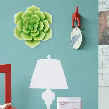 

Succulent Flower Wall Ornament Lifelike Vivid Flower Decor Wall Adornment Backdrop Decoration For Store Household Office