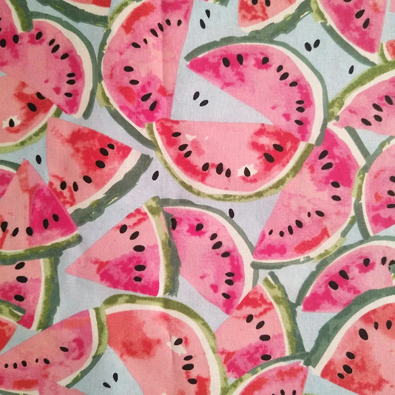 New 105cm Width 100 Cotton Fabric Watermelon Printed Fabric Sewing Material For Quilting Patchwork Cloth Diy Dress Clothing Aliexpress Home Garden