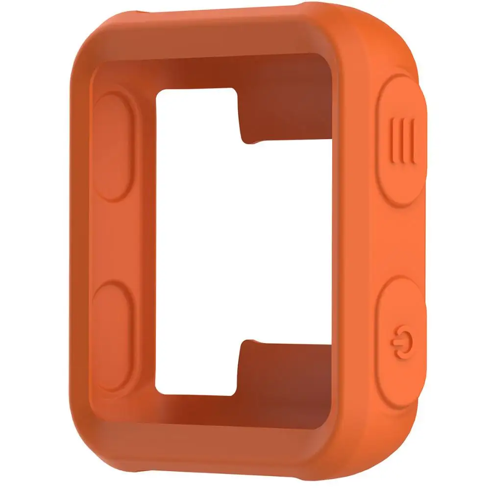 Для Garmin Forerunner 35 силиконовый чехол защитный чехол умных часов крышка спортивные часы для Garmin Forerunner 35 защитная оболочка рамка - Цвет: Orange