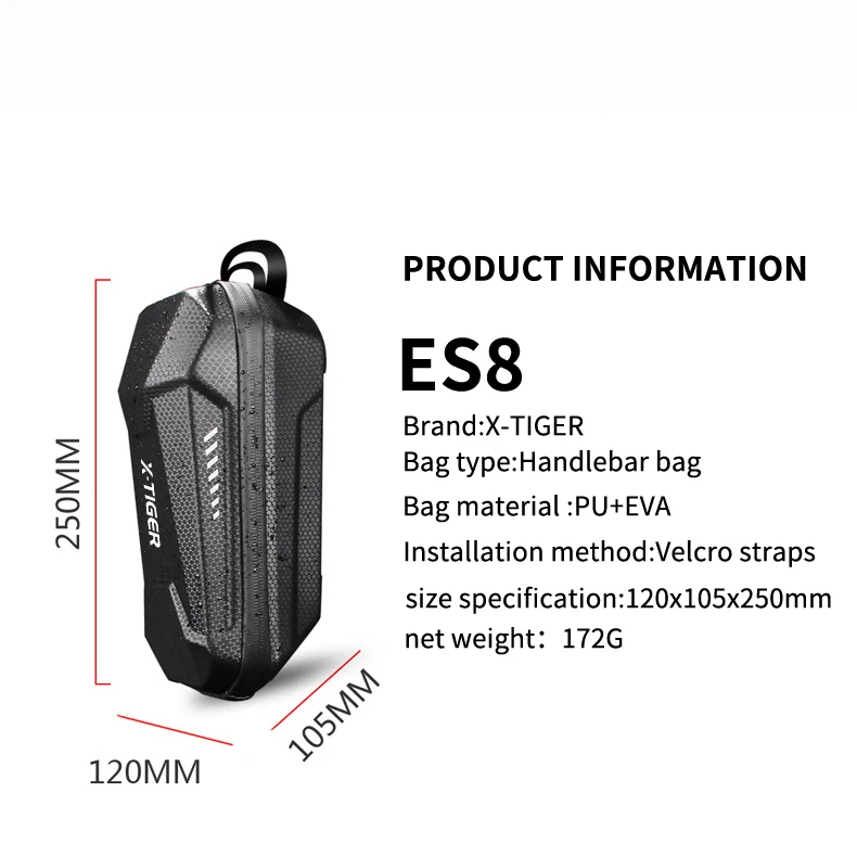 Сумка для электрического скутера X Tiger водонепроницаемая сумка Xiaomi M365 с ручкой на