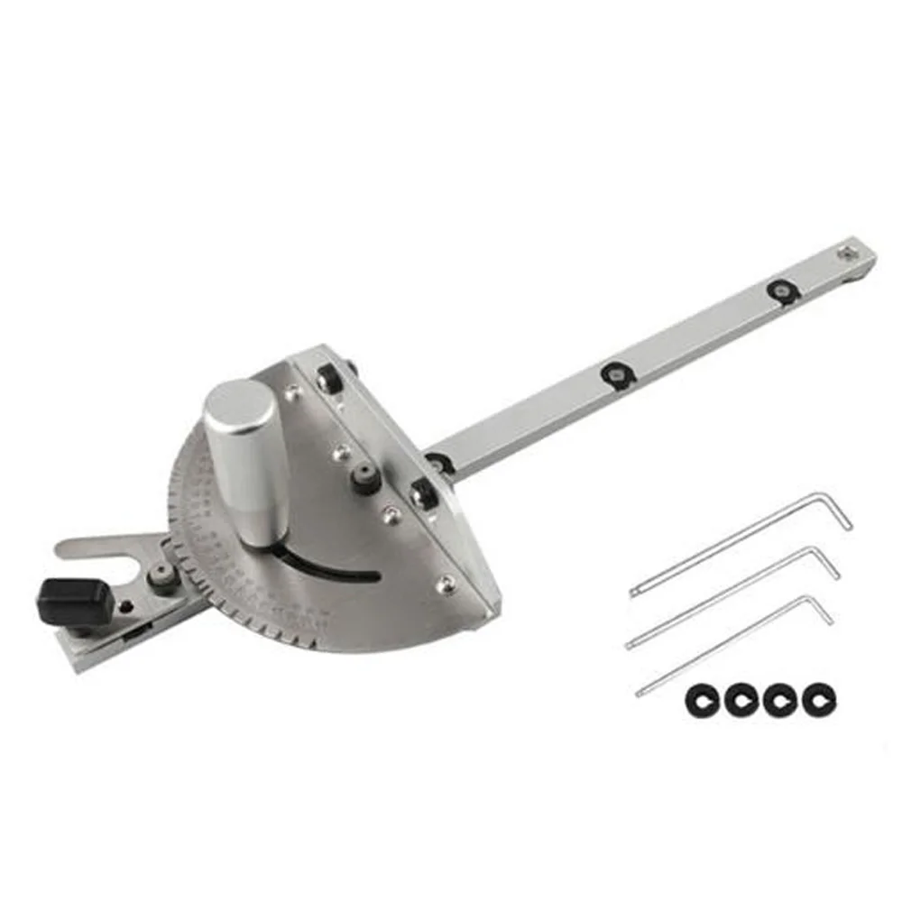 

Aluminum 27 Angle Miter Gauge Table Saw Router Sawing Assembly Ruler Tool Set Miter Gauge Brand New And High Quality