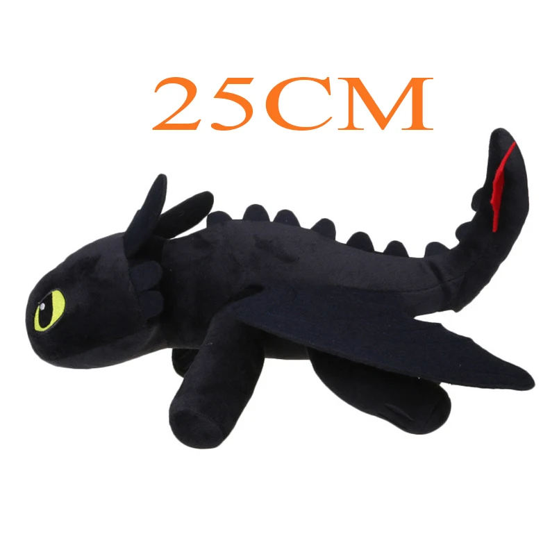 How To Train Your Dragon 3 Light Fury Toothless Plush Toy Soft White Dragon Stuffed Doll 22cm Dropshipping - Цвет: F08404