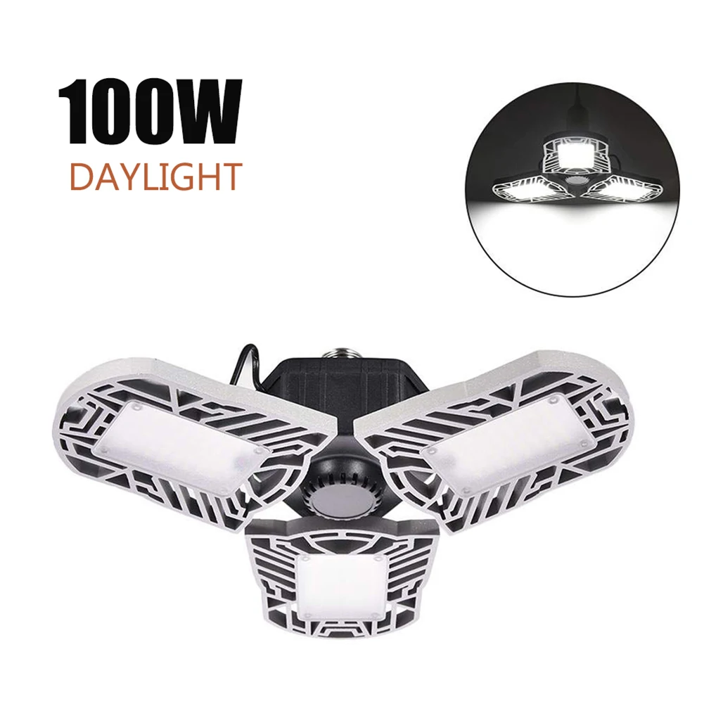 

E27 60W 144 LED High Bay Light Garage Lamp AC85-265V Waterproof IP65 8000LM for Warehouses Lighting Industrial Led Machine Lamp