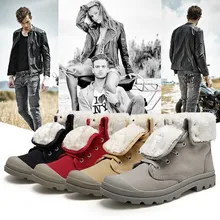 Зимняя мужская обувь; женская обувь; хлопковая обувь; высокие парусиновые плюшевые теплые хлопковые ботинки; пара уличных рабочих ботинок