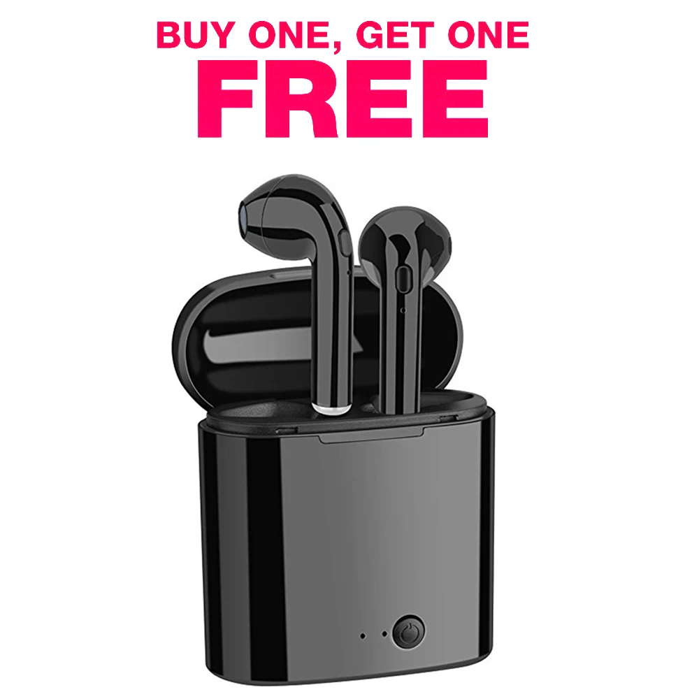 

i7s Tws Wireless Headphones беспроводные наушники Wireless Earphone гарнитура Bluetooth with чехол для наушников redmi airdots