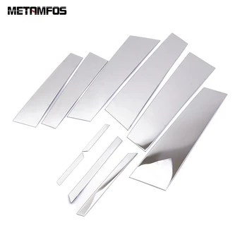 

For Peugeot 3008 2008-2012 Window Center Pillar B+C Cover Trim Decoration Strip Stainless Steel Exterior Accessories Car Styling