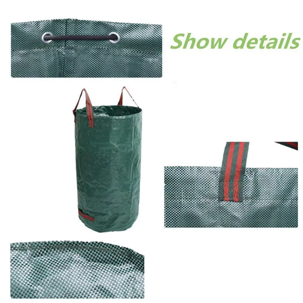 Мешок для хранения посадки многоразовые PE мешки для выращивания трава и листья мешок для чистки товары для домашнего сада