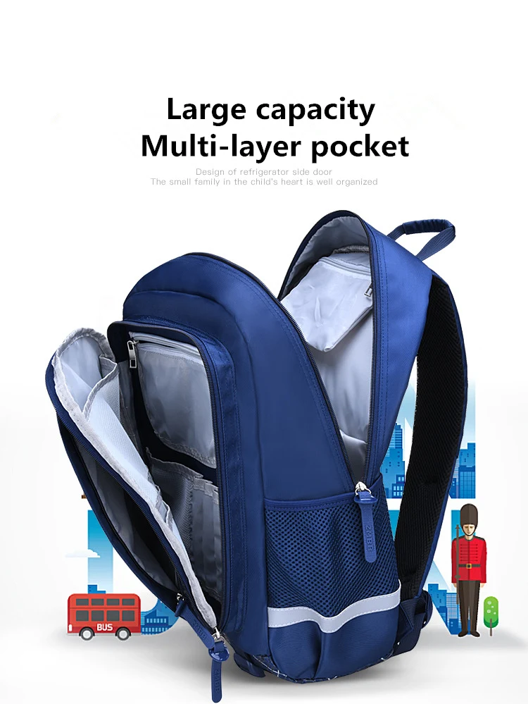 Детские ортопедические школьные сумки для подростков мальчиков и девочек большой емкости водонепроницаемый детский школьный рюкзак