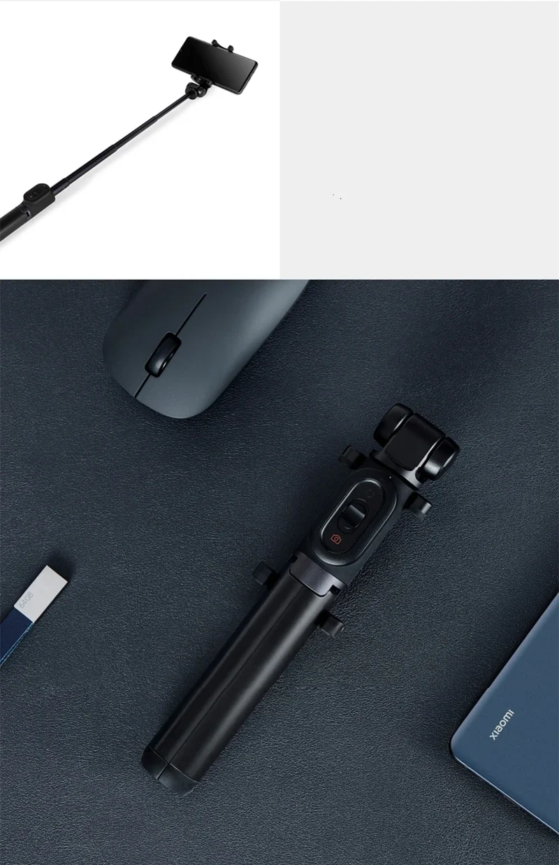 Original Xiaomi Mi Zoom Tripod Selfie Sticks with bluetooth Remote Foldable Extendable Monopod for iOS Android