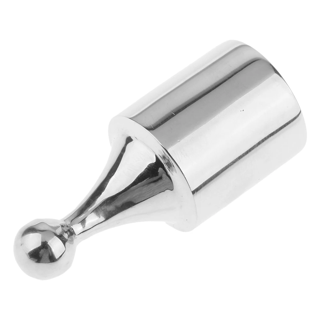 Bimini Top Eye End Cap Boat Fittings Stainless Steel Marine Hardware, Fits 7/8 inch 22mm OD Round Tube, Silver
