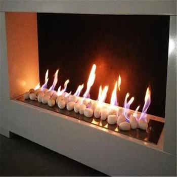 

31 inch 800 mm L real fire indoor intelligent smart fireplace bio ethanol burner insert