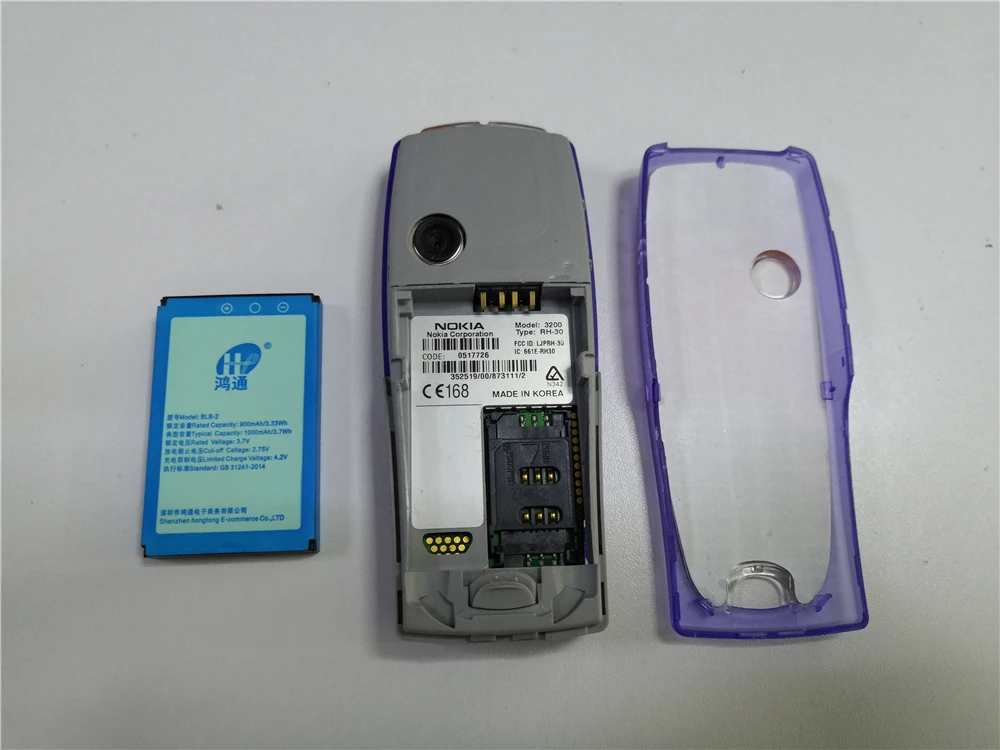Original Unlocked Nokia 3200 GSM 1.56 Inches FM Radio Muilt-language Red Only Used Classic Cheap and Old Mobile Phone second hand iphone