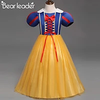 Bear Leader/платье Белоснежки для девочек; Детские платья принцессы; карнавальный костюм на Хэллоуин; нарядная одежда; Vestidos