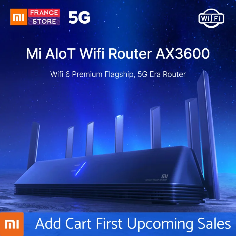 NEW Xiaomi AX3600 AIoT Router Wifi 6 5G Wifi 6 600Mb Dual banda 2976Mbs