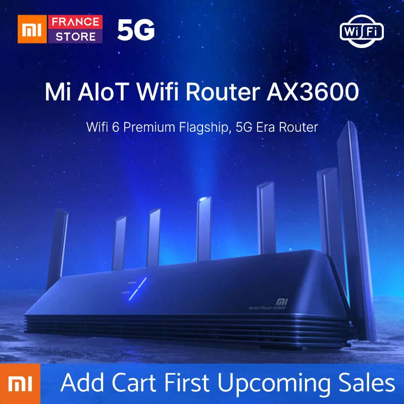 Yeni Xiaomi AX3600 Wifi6 yönlendirici 5G Wifi 6 AIoT 600Mb Dual-Band  2976Mbs Gigabit oranı Qualcomm A53 CPU harici 5G sinyal amplifikatörü -  AliExpress
