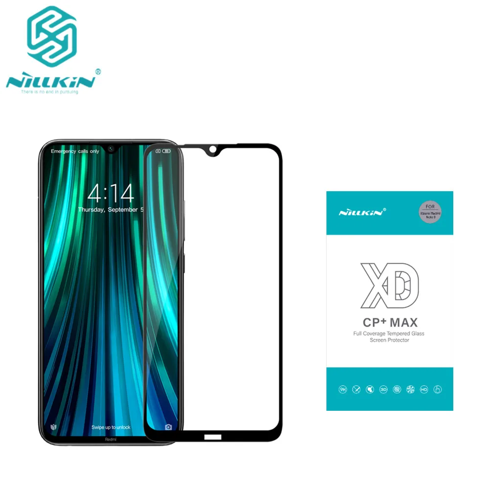 Для Xiaomi Redmi Note 8 стекло Nillkin XD CP + MAX антибликовое защитное закаленное для 8|Защитные