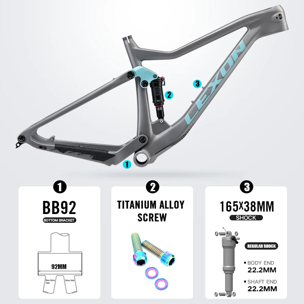 29 Inch LEXON Dual Suspension MTB T1000 