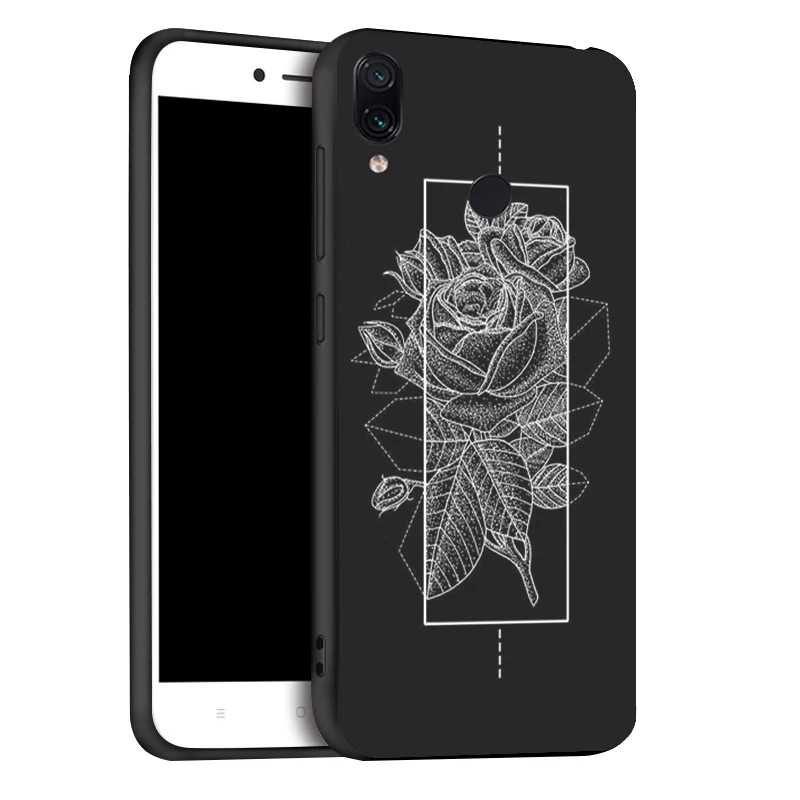 x074 Ojeleye чехол для Xiaomi Redmi Note 7 чехол Модный Черный силиконовый чехол для Xiaomi Redmi 7 7a Note 5 8 Pro 5a Prime S2 чехлы - Цвет: x074
