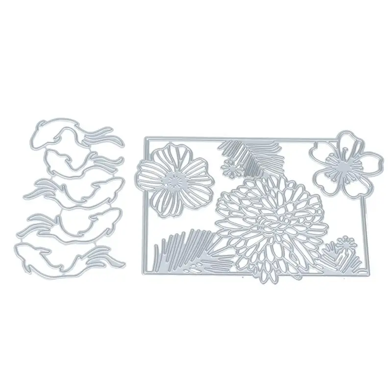 

Background Carbon Steel Cutting Dies Metal Stencil Template Mould Embossing Stencil For Album Scrapbooking Paper Card Art Craft