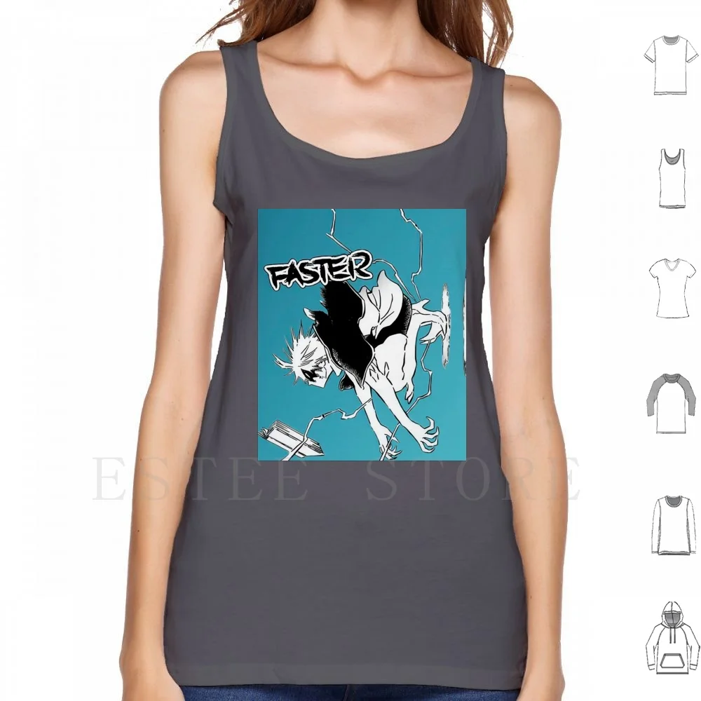 Black Clover-Canotte Voltia Più Veloci Gilet Senza Maniche Black Clover Black Clover Manga Black Clover Anime Shonen Shonen Anime