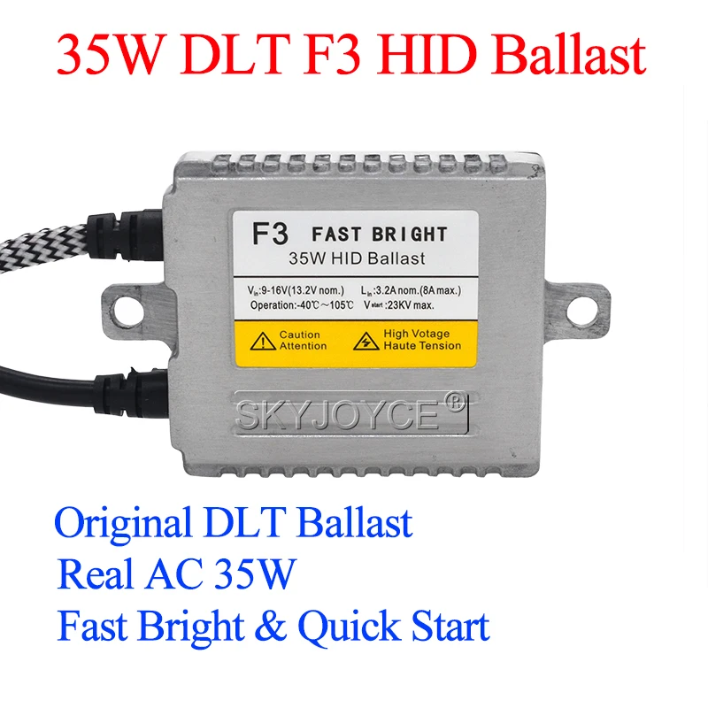 35W Fast Bright H1 H7 H11 HID Kit DLT F3 Fast Start 35W HID Ballast 4500K 6500K 5500K Heartray HID Bulb H11 D2H H7 35W HID Kit (1)