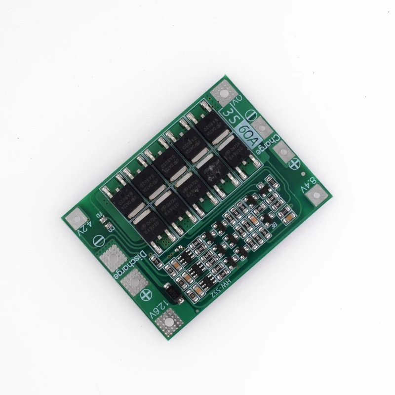 ABKT-Li-Ion литиевая батарея 18650 зарядное устройство PCB плата защиты BMS с балансом для электродвигателя 11,1 В 12,6 в Lipo ячеечный модуль