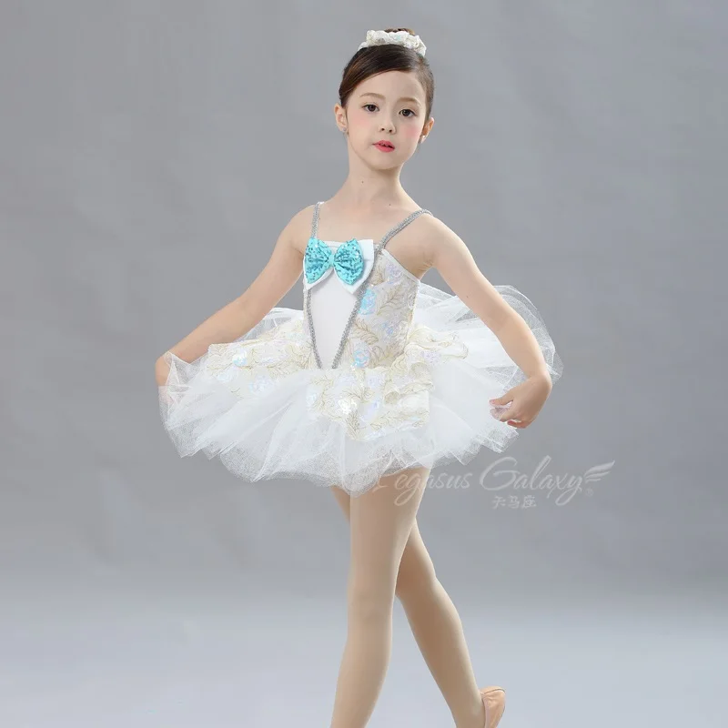 H2673 Children Girls Ballet Dancing Dress Princess Swan Lake Pancake Dresses Costumes Child Professional Performance Clothes |