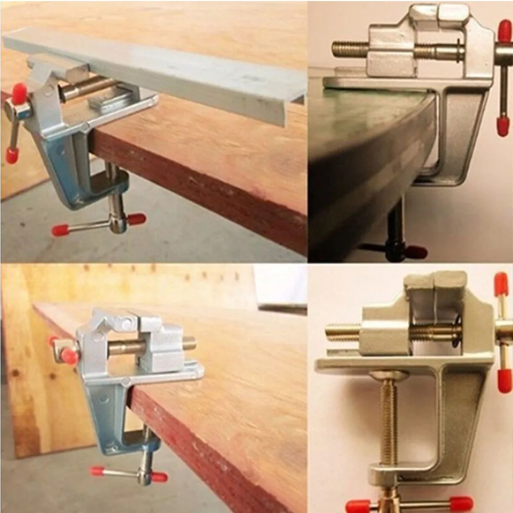 Универсальные скамьи тиски мини 30 мм настольный винт тиски Скамья из алюминиевого сплава зажим винт тиски для DIY ремесло плесень фиксированный инструмент для ремонта
