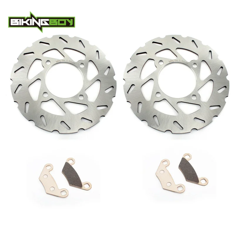 BIKINGBOY передние тормозные дисковые роторные колодки для POLARIS 450 Outlaw MXR 09 10 500 Predator/TLD 03-07 525 S Outlaw IRS ATV Quad