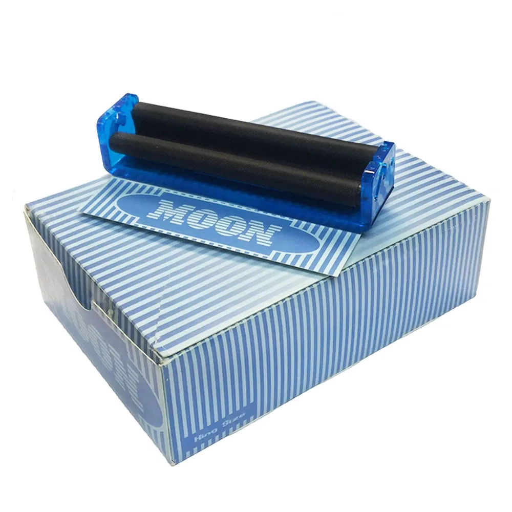 Луна скручивание сигареты из табака машина для прокатки бумаги полный размер ролик комбо-пакет набор аксессуаров - Цвет: BU 108mm