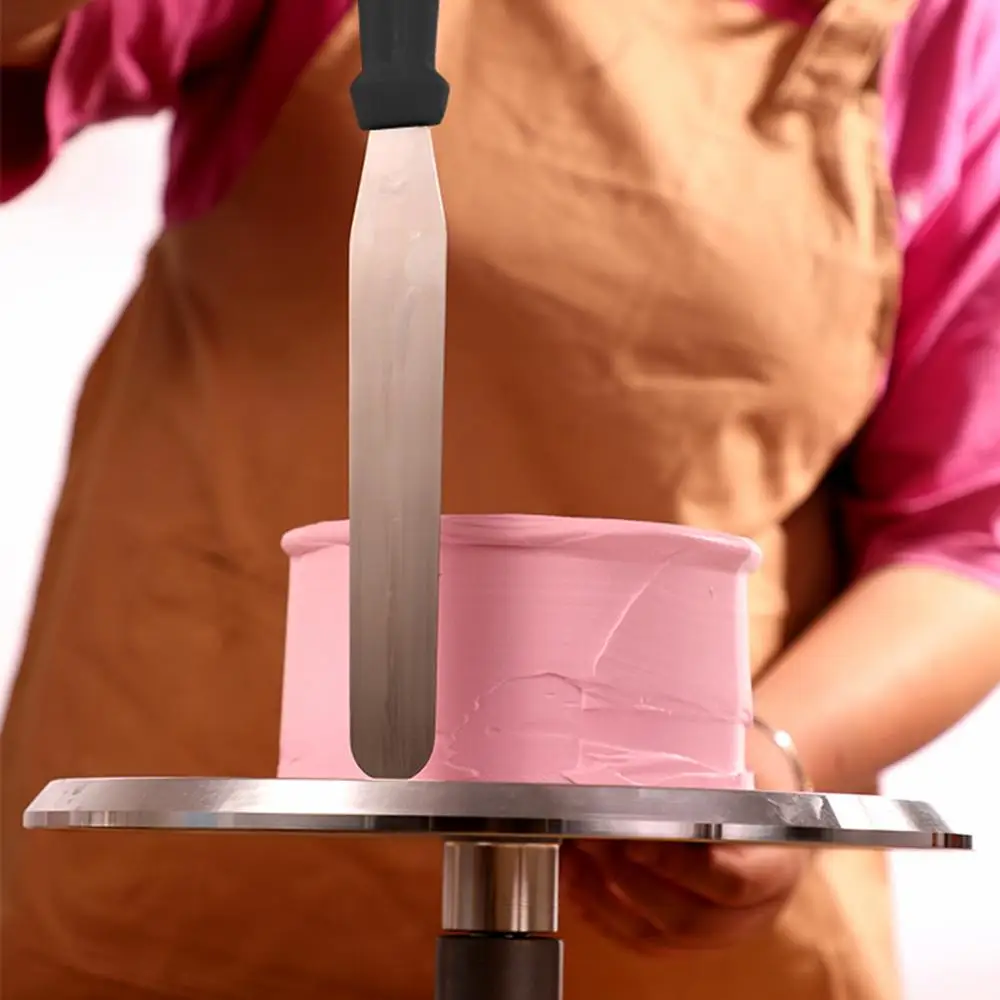 Кондитерский шпатель FISSMAN из нержавеющей стали угловой скребок для крема масла